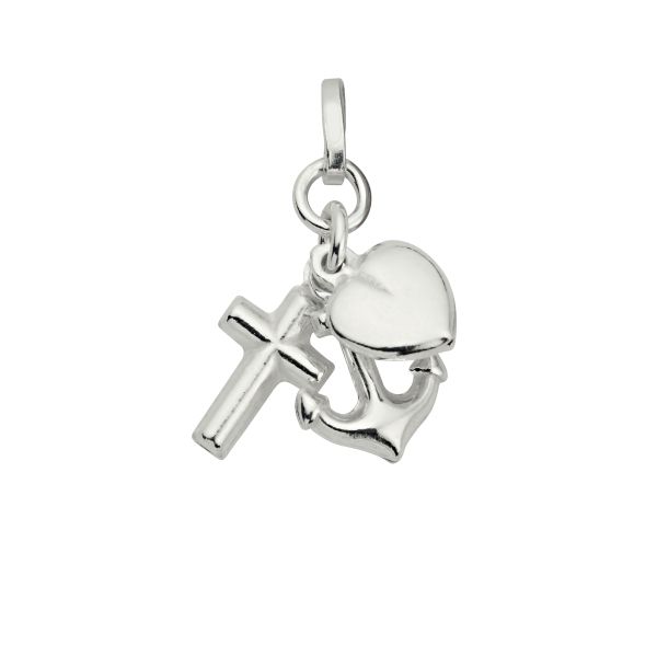 Anhänger "Glaube, Liebe, Hoffnung" 925er Silber BAH900953 NEU