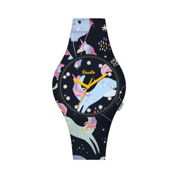 Doodle Damen Uhr "FANCY UNICORN" DOODLE WATCH DO35025 NEU