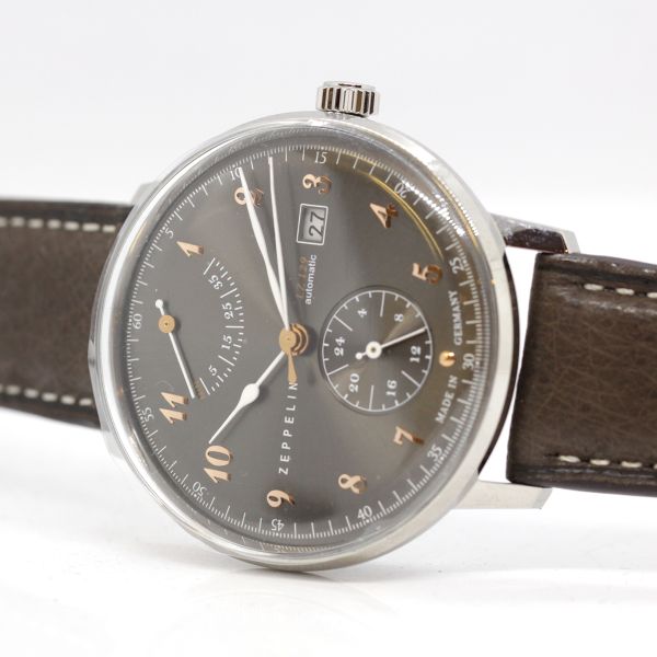 Zeppelin Herren Armbanduhr 7062-2 LZ 129 Hindenburg Automatik Citizen-Miyota 9100 NEU