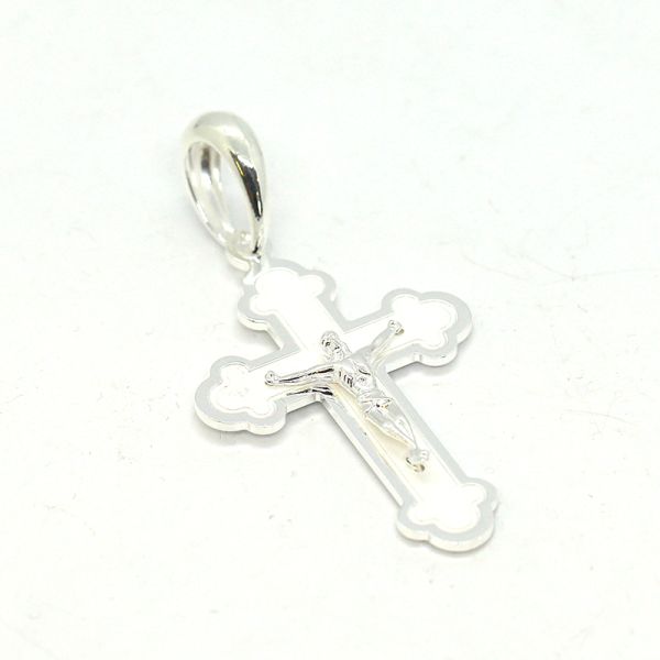 Kopie von Anhänger Kreuz Jesus 925er Silber 32 x 65 mm NEU