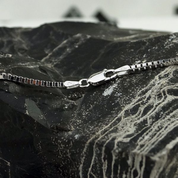 Veneziana Kette 925 Sterling Silber diamantiert (Made in Italy)