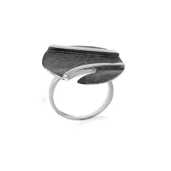 Ring "Scratch Face" 925er Silber GR 58 BRS01757-58 NEU