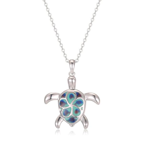 Anhänger Schildkröte 925er Sterling Silber rhodiniert BPANTU02 NEU