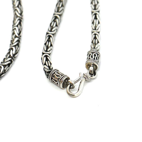 Königskette Rund 925er Silber 3,9 mm / 52 cm Top