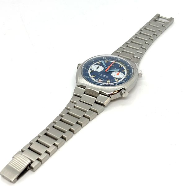 Breitling Vintage TransOcean Chrono Edelstahl Ref. 2119 Caliber-12 Revisioniert (26676)