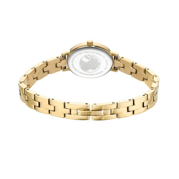 BERING Damen Armbanduhr Classic gold glänzend 11020-734 NEU