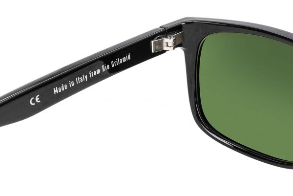 Lilienthal Berlin Sonnenbrille Skalitzer Black Glossy Green S01-G01A01Z NEU