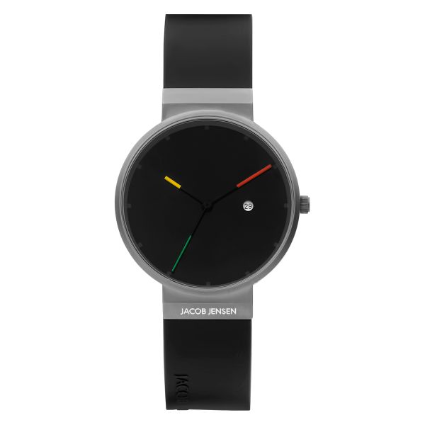 JACOB JENSEN Herren Armbanduhr TITANIUM 640 Ø 35,5 mm NEU