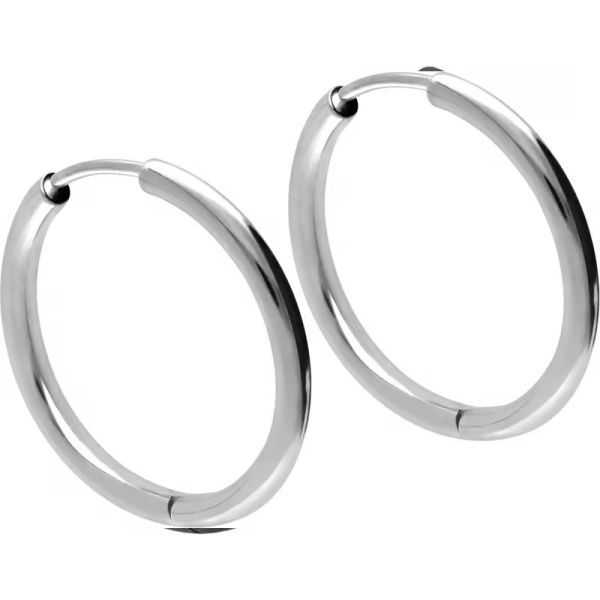 Creolen Chirurgenstahl 316L Silber 2 mm Innendurchmesser 16 mm CSO329-SI NEU