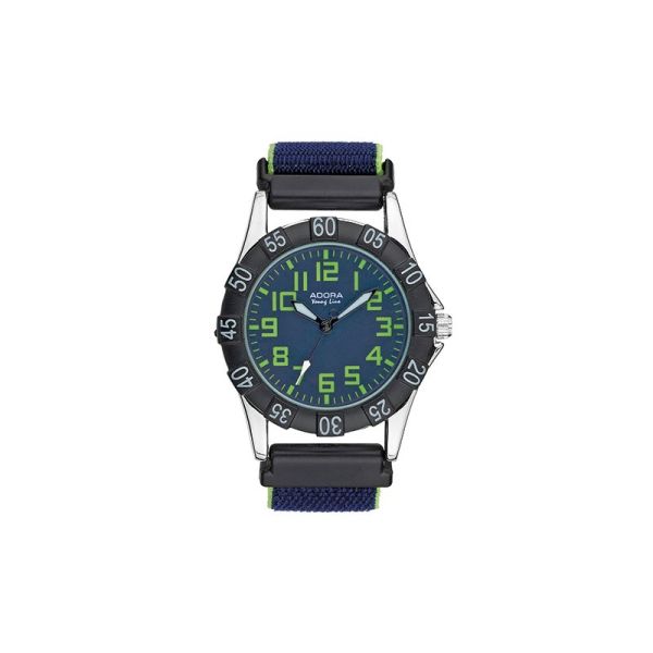 Adora Young Line Kinder Armbanduhr AY4481 Klettband Ø 34 mm NEU