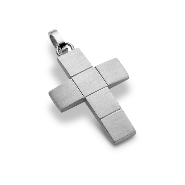 Anhänger Kreuz Edelstahl ST8-039 22x40 cm NEU