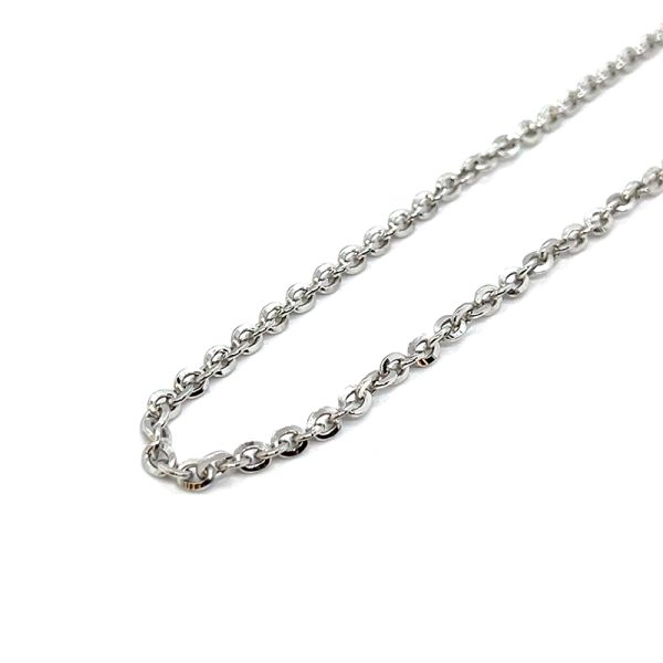 Ankerkette 925er Silber rhodiniert 60 cm 2,9 mm NEU