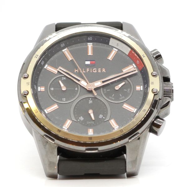 Tommy Hilfiger Herren Armbanduhr Silikonband TH.95.1.34.2929 (PF2675)