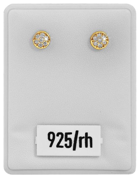 Ohrstecker "Romy" 925er Silber vergoldet Zirkonia 5300222-003 NEU
