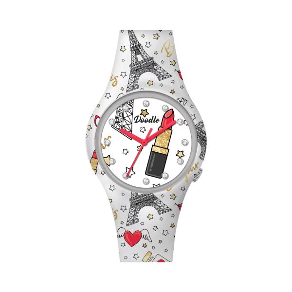 Doodle Damen Uhr "LOVE PARIS" DOODLE WATCH DO35022 NEU