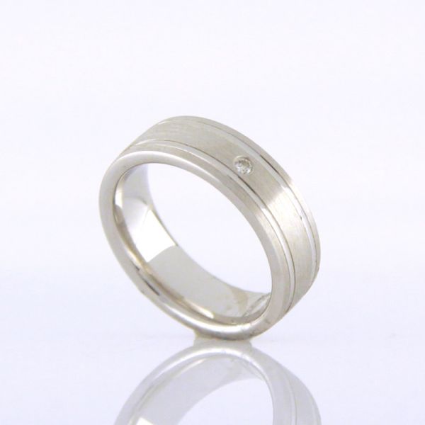 GOOIX Diamant Ring 925er Silber 0,02 Ct GR 50 NEU UVP.: 119,-