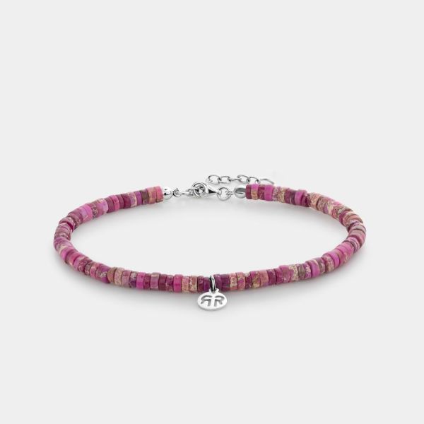 Rebel & Rose Fußkettchen "Anklet Slices Hot Pink" RR-AK008-S-XS NEU