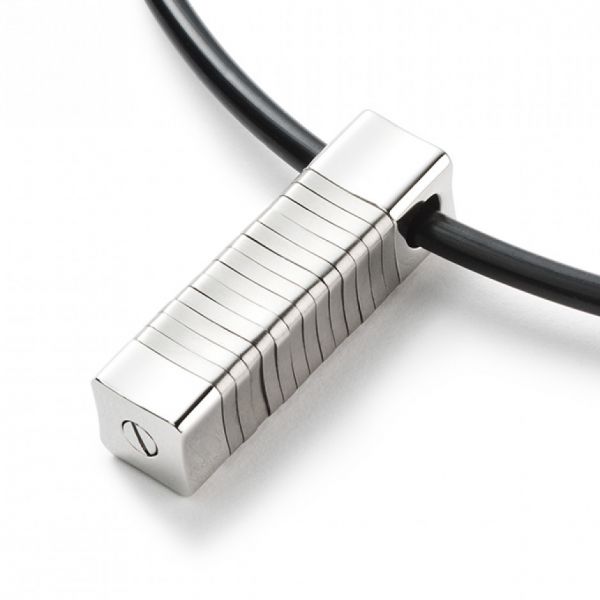 monomania Anhänger, Edelstahl, stabförmig und drehbar