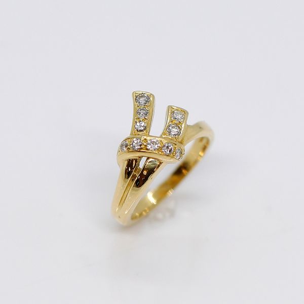 Diamantring 750er Gold Gr.44 (31442)