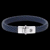 Rebel & Rose Armband "Woven Blue" 925er Silber 21 cm RR-L0167-S-L NEU Rebel & Rose Armband "Woven Blue" 925er Silber 21 cm RR-L0167-S-L NEU