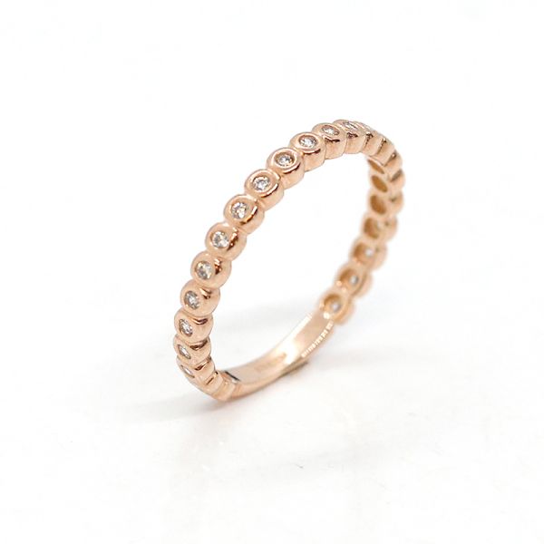 Damen Ring 375er Roségold Zirkonia GR 54 G3-00360R NEU
