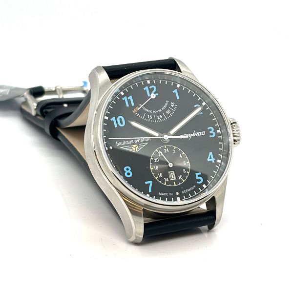 Bauhhaus Aviation "Tornado" Herren Armbanduhr Automatic Ref. 2790-3 NEU