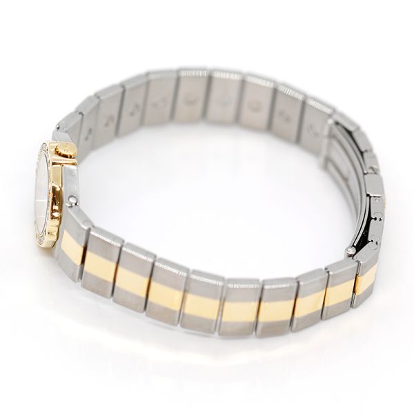 Chopard St Moritz Ref. 8067 Stahl/ Gold Quarz mit Brillant Lünette