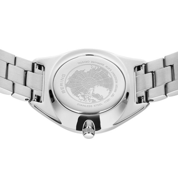 BERING Damen Armbanduhr Solar silber glänzend 17331-707 NEU