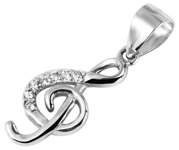 Schmuckset (Anhänger+Ohrstecker)"Renwa" 925er Silber rhodiniert Zirkonia 5360011-001 NEU