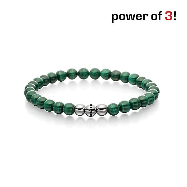 monomania Armband Power of 3! Perlenarmband, "Gelassenheit", Aventurin Ø6 mm GR S NEU
