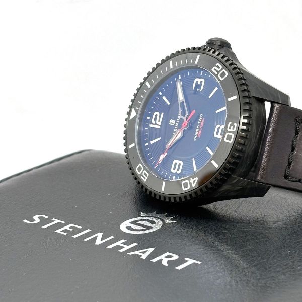 Steinhart Ocean II premium Carbon Black Automatik aus 08/23 frischer Service (36771)
