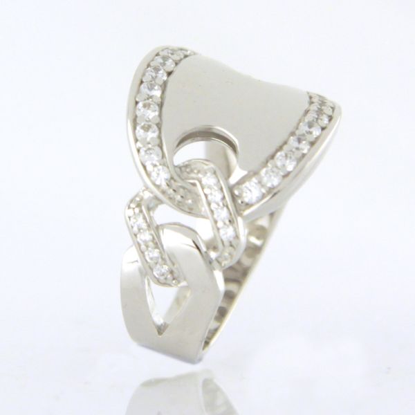 GOOIX Damen Ring 925er Silber Zirkonia GR 54 NEU UVP.: 69,-