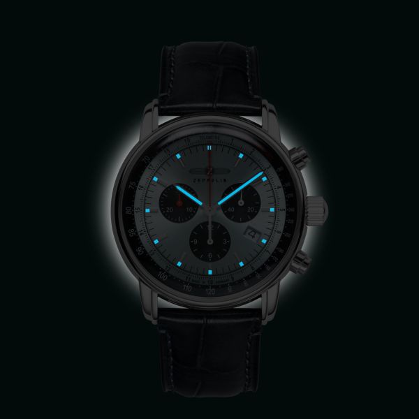 Zeppelin Herren Armbanduhr LZ 14 Marine Ronda Cal. 5030D Ref. 8886-2 NEU