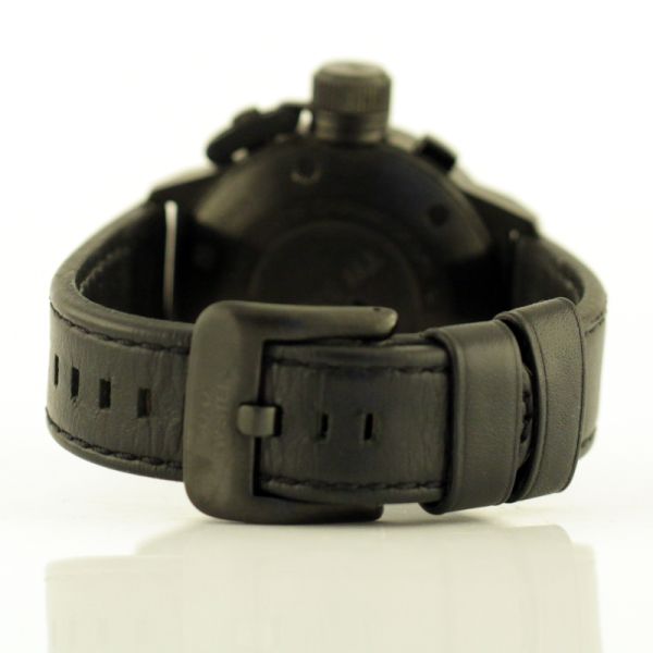 TW STEEL TW904 Canteen Style Chronograph Edelstahl PVD schwarz 45 mm Gebraucht Neuwertig