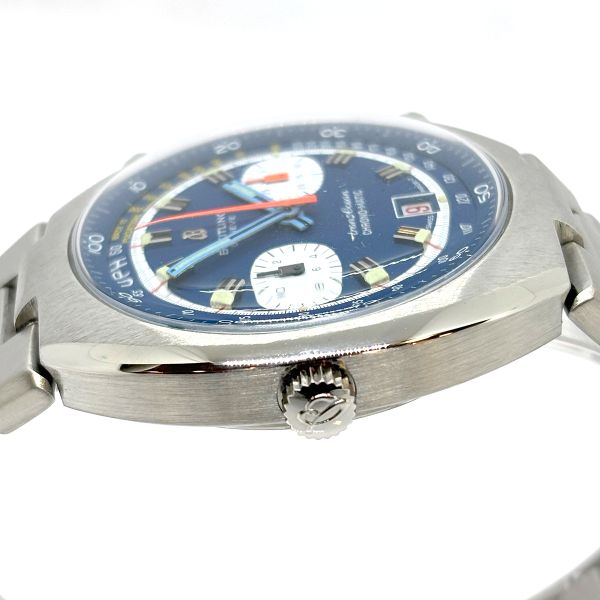 Breitling Vintage TransOcean Chrono Edelstahl Ref. 2119 Caliber-12 Revisioniert (26676)
