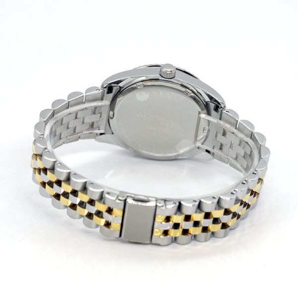 Adora Saphir Herren Armbanduhr bicolr gelb (AS4631)