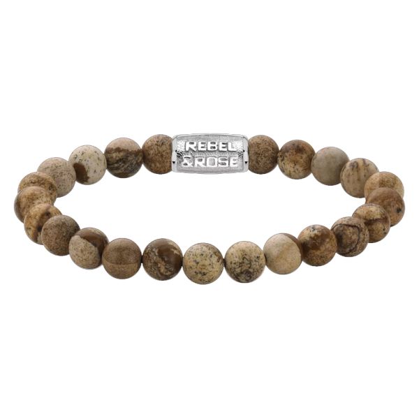 Rebel & Rose Armband "Woodstock" 8 mm RR-80027-S-M 17,5 cm NEU