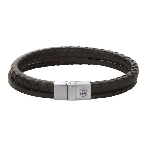 Rebel & Rose Armband "Full Metal Premium Combo 9mm Black 19 cm RR-M0064-S-L NEU