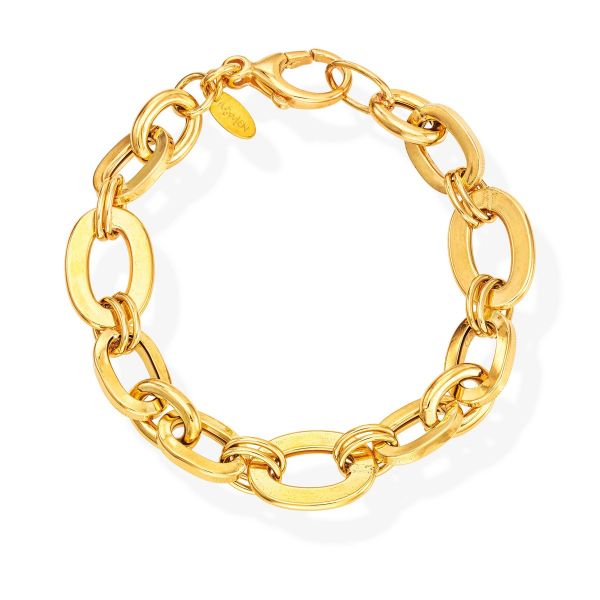 AMEN Armband Kettenarmband 925er Silber vergoldet BRPR03G NEU