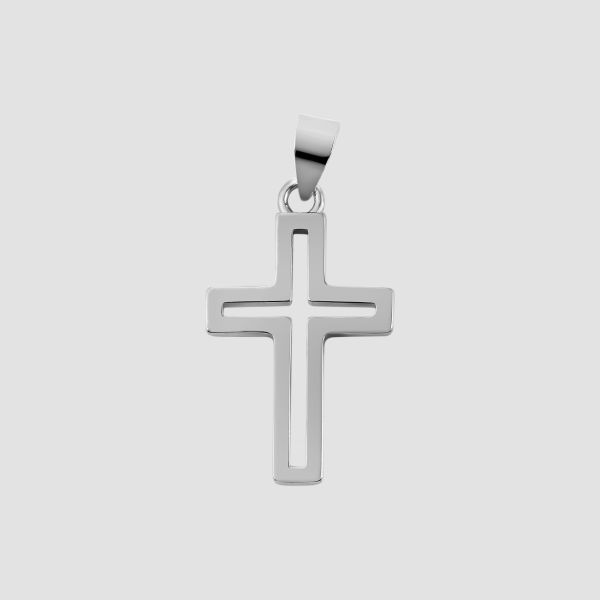 Anhänger Kreuz "Masih" 925er Silber rhodiniert 5310101-001 NEU