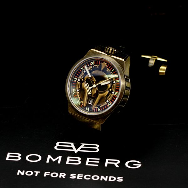 BOMBERG BOLT-68 NEO SPARTACUS - 43 mm Edelstahl PVD bronce BF43H3PBR.02-2.12 NEU