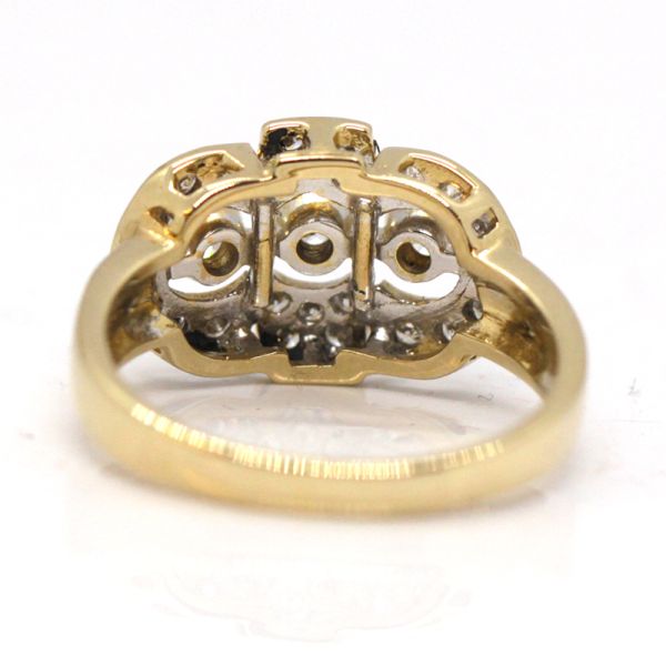 Diamant Ring 585er Gelbgold GR 56 ca. 0,78 Ct Diamanten im Brillantschliff (17825)