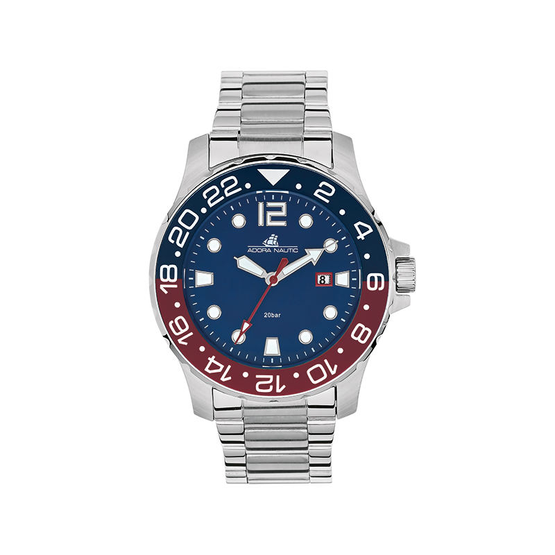Adora Nautic Herren Armbanduhr Edelstahl AN2209 20 Bar Ø 44 mm NEU Adora Quarz Uhren Adora Nautic Herren Armbanduhr Edelstahl AN2209 20 Bar Ø 44 mm NEU Adora Quarz Uhren