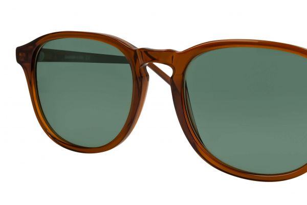 Lilienthal Berlin Sonnenbrille Schönhauser Brown Glossy Green S03-A05S-01Z NEU