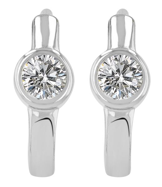 Creolen "Mexine" 925er Silber rhodiniert Zirkonia 5300688-005 NEU