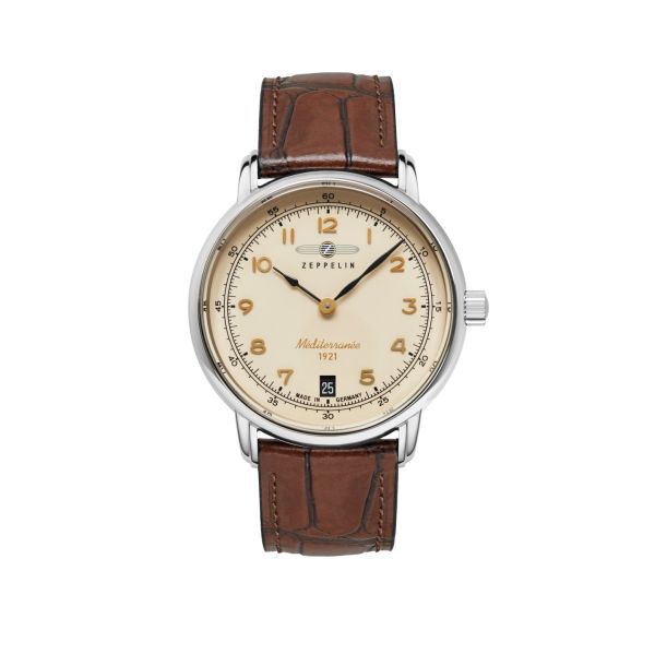 Zeppelin Damen Armbanduhr 100 Jahre Méditerranée F06.115 Quarz Ø 36 mm Ref. 9641-5 NEU