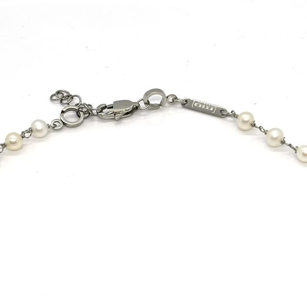 monomania Halskette"Audrey" Edelstahl SW Perle 45 cm 43900-45 NEU