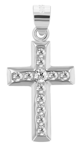 Anhänger Kreuz "Aisha" 925er Silber rhodiniert Zirkonia 5310238-002 NEU