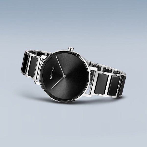 BERING Damen Armbanduhr Ceramic silber glänzend 18539-742 NEU