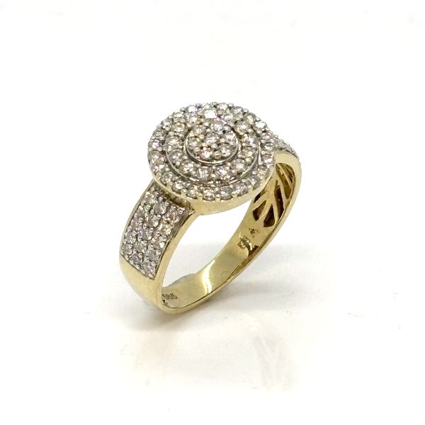 Brillant Ring 585er Gelbgold ca. 1,14 Ct Diamanten im Brillantschliff GR 60 (PF5213)
